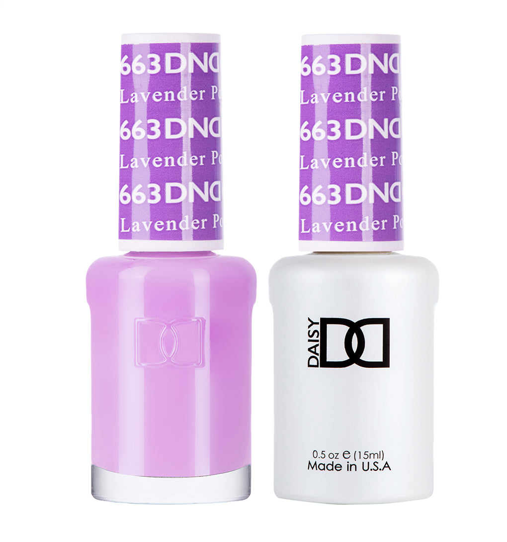 DND Matching Polish Set Gel & Lacquer 663 Lavender Pop