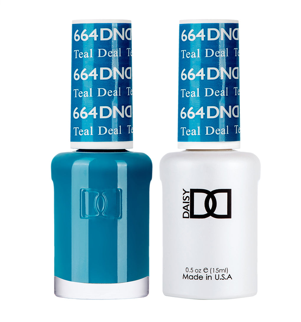 DND Matching Polish Set Gel & Lacquer 664 Teal Deal