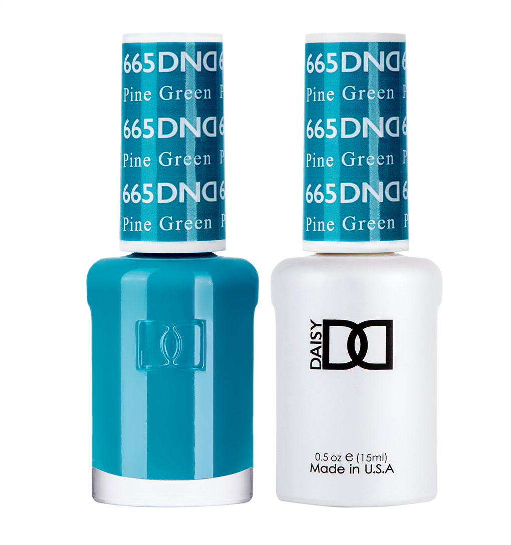 DND Matching Polish Set Gel & Lacquer 665 Pine Green