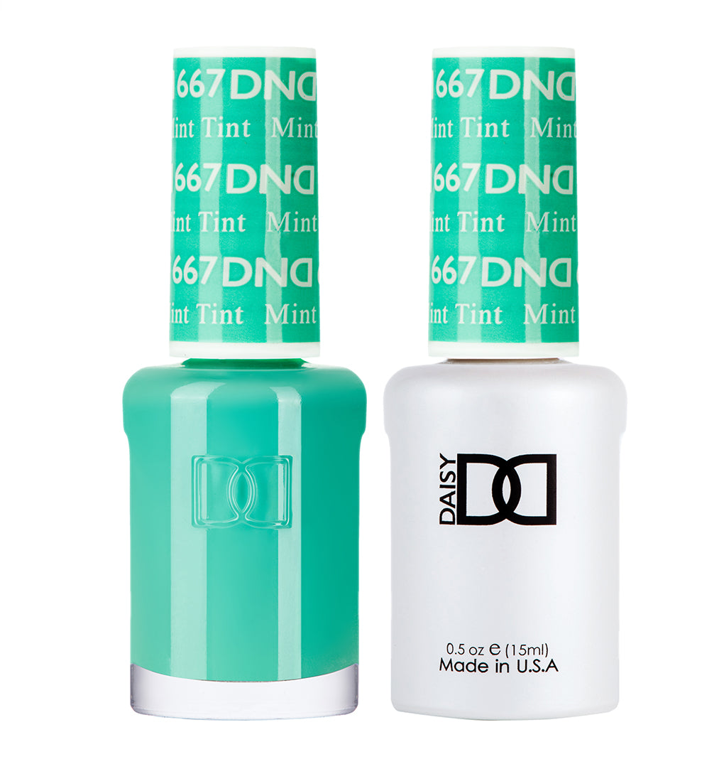 DND Matching Polish Set Gel & Lacquer 667 Mint Tint