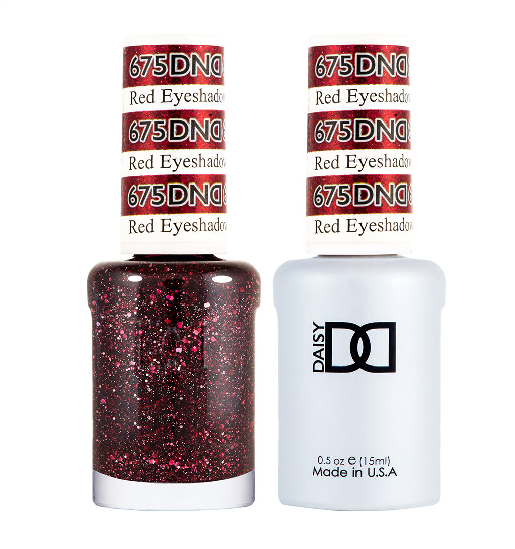 DND Matching Polish Set Gel & Lacquer 675 Red Eyeshadow