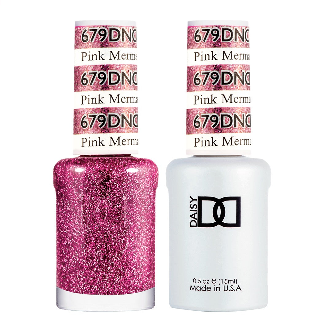 DND Matching Polish Set Gel & Lacquer 679 Pink Mermaid