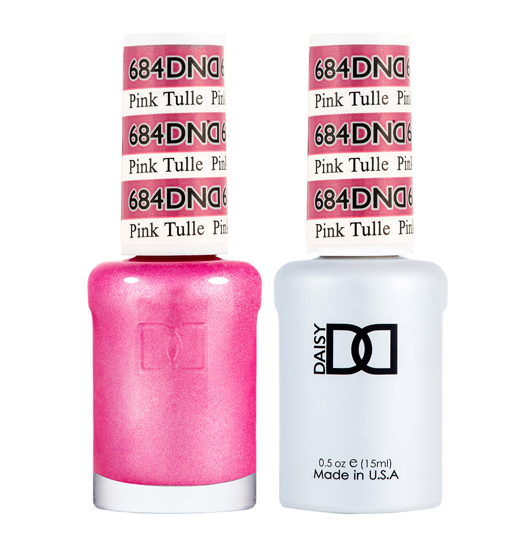 DND Matching Polish Set Gel & Lacquer 684 Pink Tulle