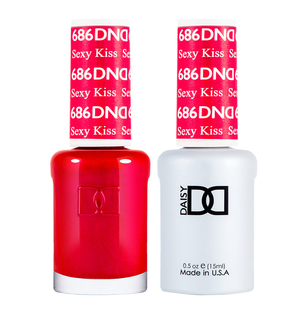 DND Matching Polish Set Gel & Lacquer 686 Sexy Kiss