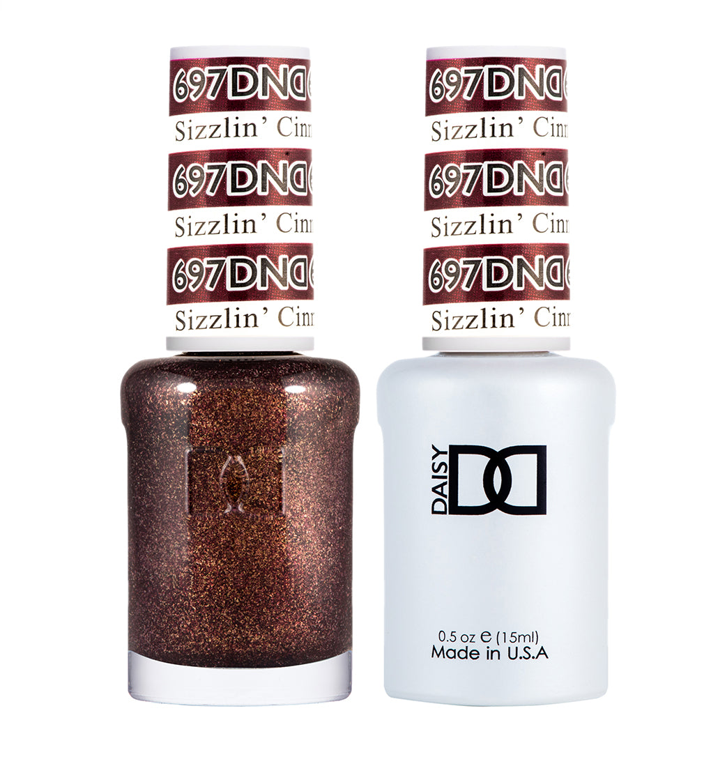 DND Matching Polish Set Gel & Lacquer 697 Sizzlin Cinnamon