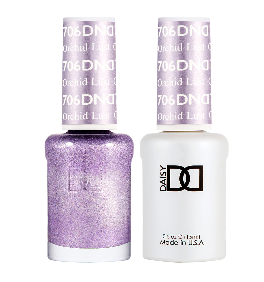 DND Matching Polish Set Gel & Lacquer 706 Orchid Lust