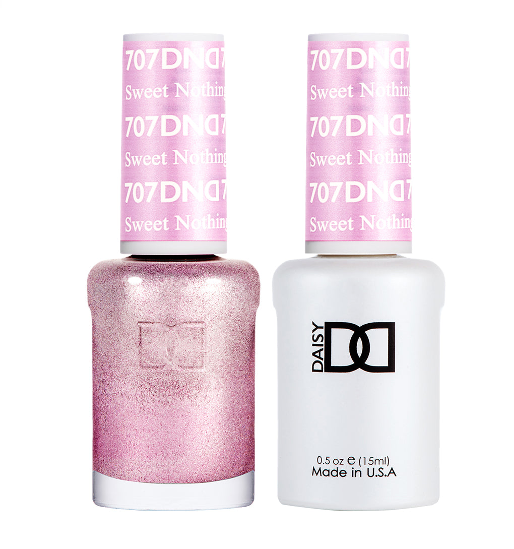 DND Matching Polish Set Gel & Lacquer 707 Sweet Nothing