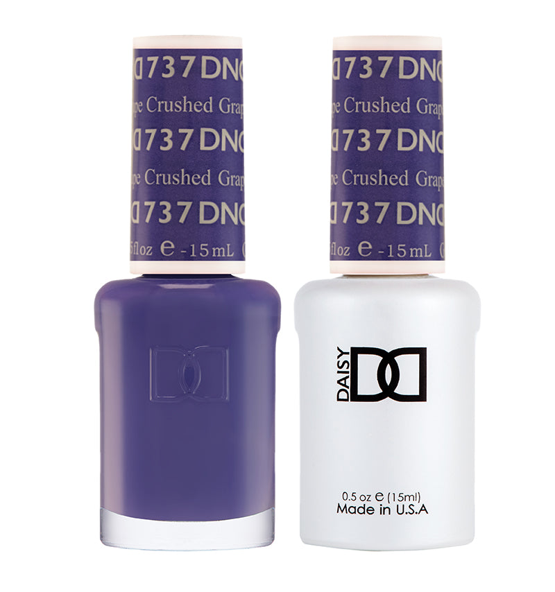 DND Matching Polish Set Gel & Lacquer 737 Crushed Grape