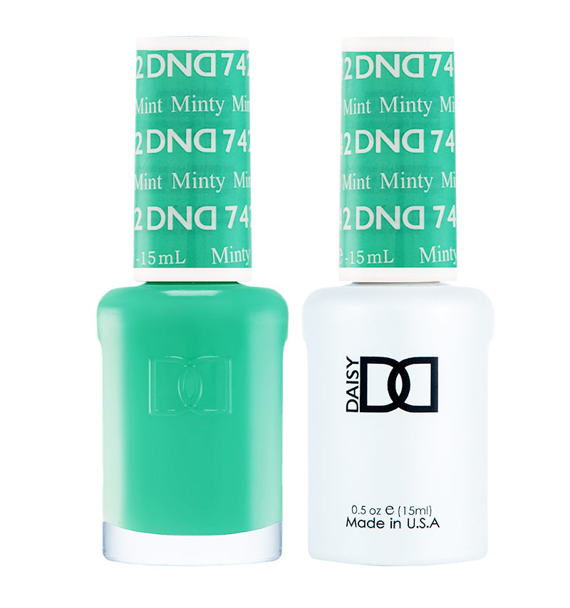 DND Matching Polish Set Gel & Lacquer 742 Minty Mint