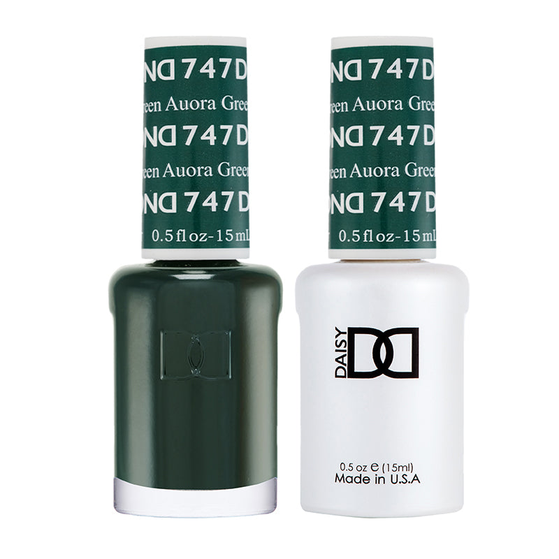 DND Matching Polish Set Gel & Lacquer 747 Aurora Green