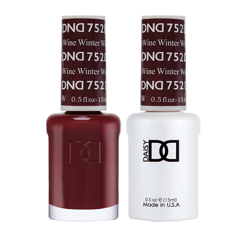 DND Matching Polish Set Gel & Lacquer 752 Winter Wine