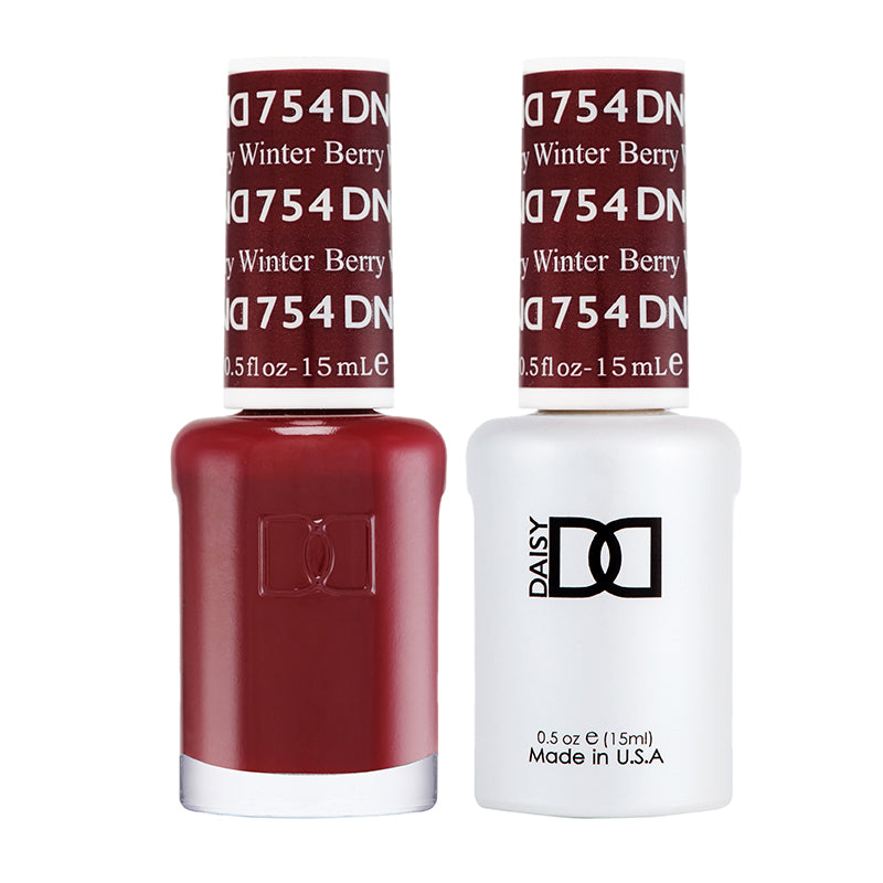 DND Matching Polish Set Gel & Lacquer 754 Winter Berry