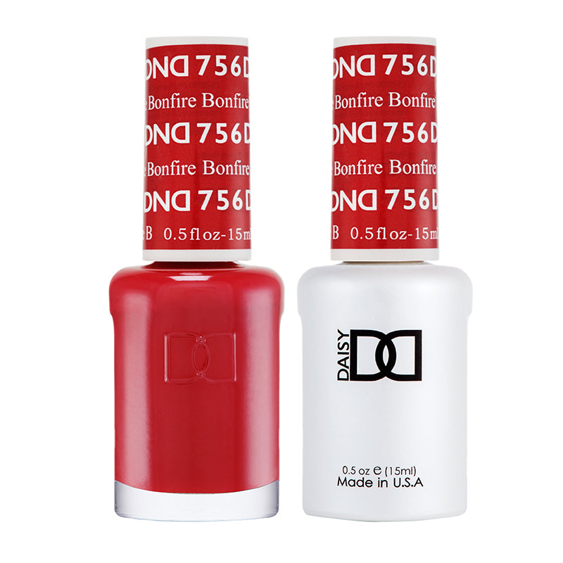 DND Matching Polish Set Gel & Lacquer 756 Bonfire