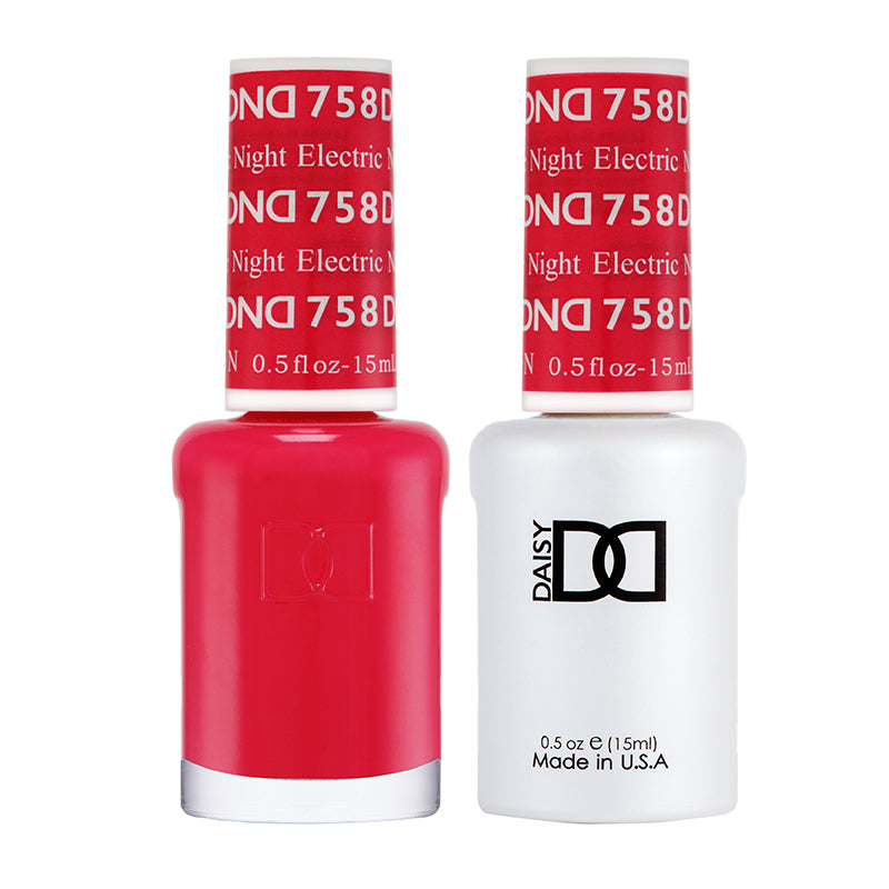 DND Matching Polish Set Gel & Lacquer 758 Electric Night