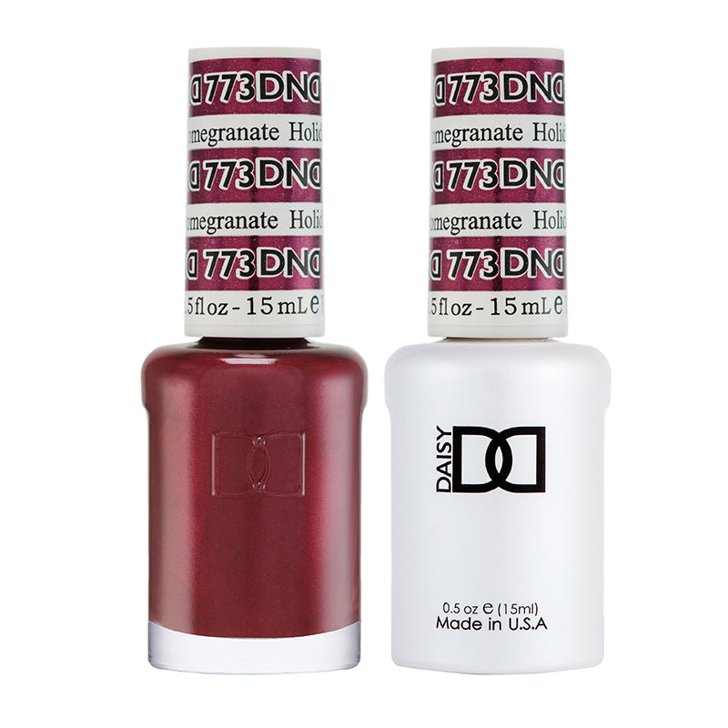 DND Matching Polish Set Gel & Lacquer 773 Pomegranate Holiday