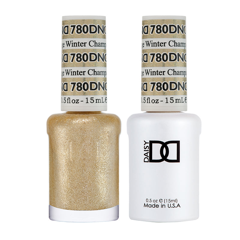 DND Matching Polish Set Gel & Lacquer 780 Champagne Winter