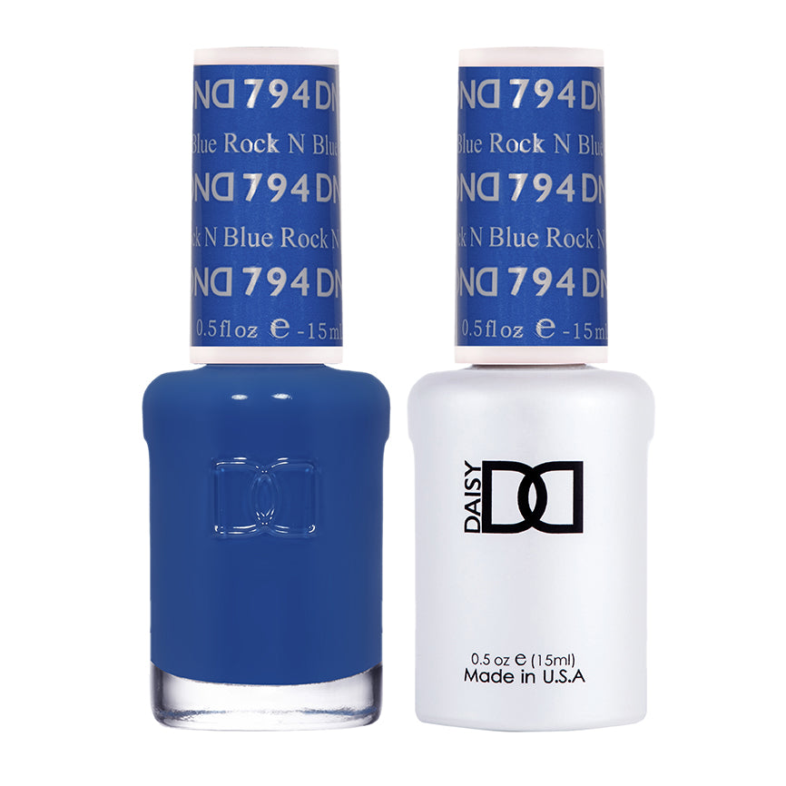 DND Matching Polish Set Gel & Lacquer 794 Rock N Blue