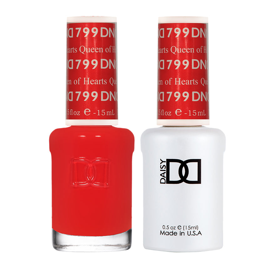 DND Matching Polish Set Gel & Lacquer 799 Queen of Hearts