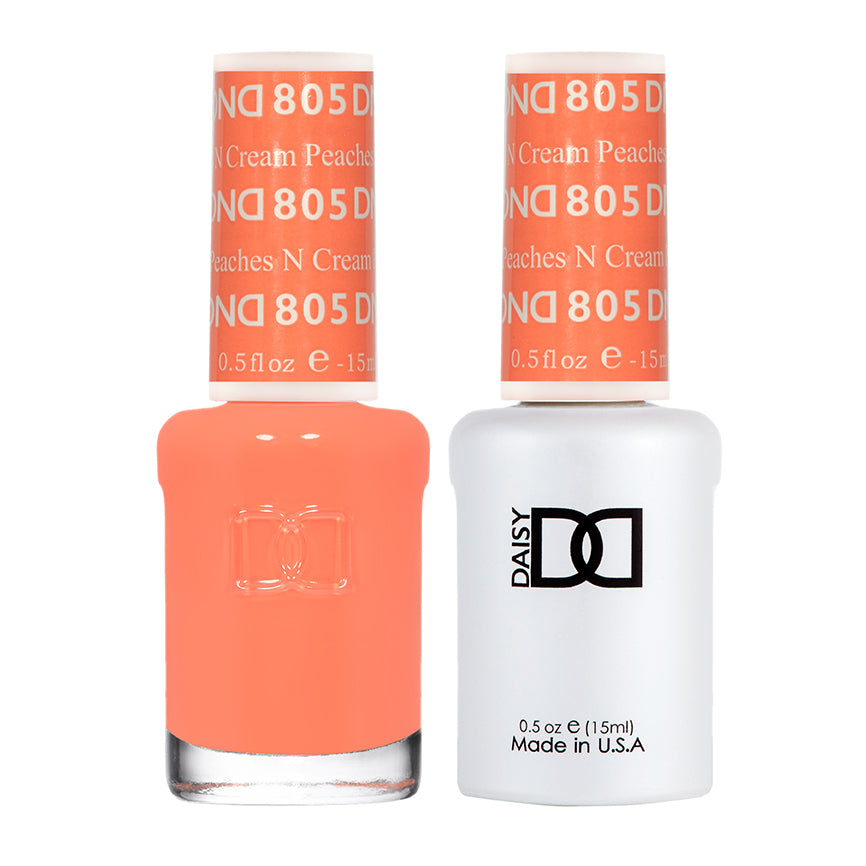 DND Matching Polish Set Gel & Lacquer 805 Peaches N Cream