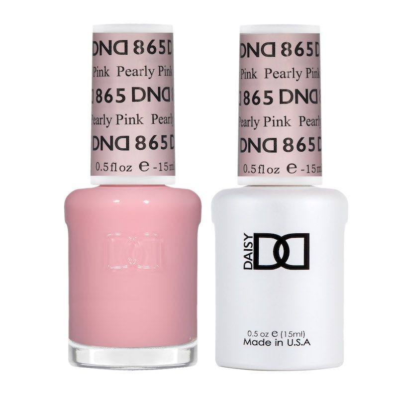 DND Matching Polish Set Gel & Lacquer 865 Pearly Pink