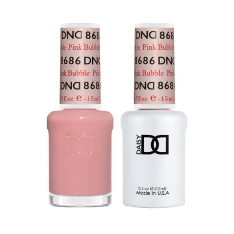 DND Matching Polish Set Gel & Lacquer 8686 Pink Bubble