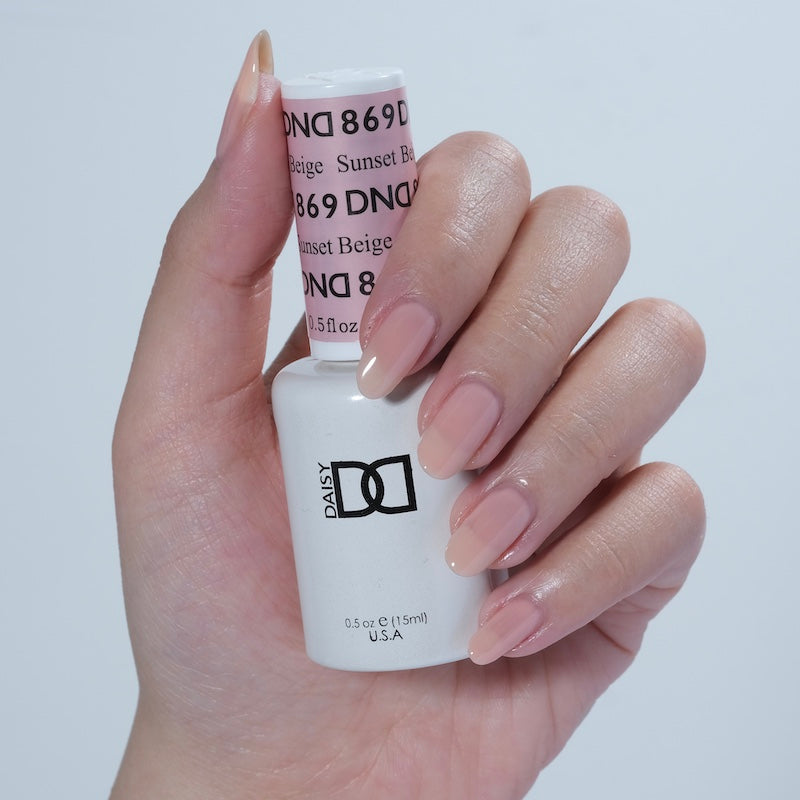 DND Matching Polish Set Gel & Lacquer 869 Sunset Beige