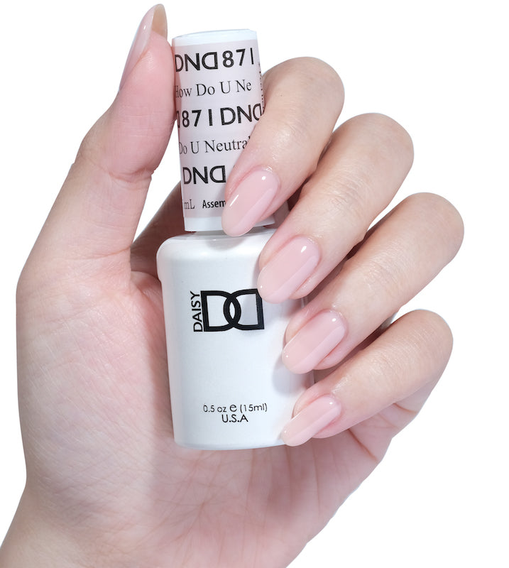 DND Matching Polish Set Gel & Lacquer 871 How Do U Neutral?