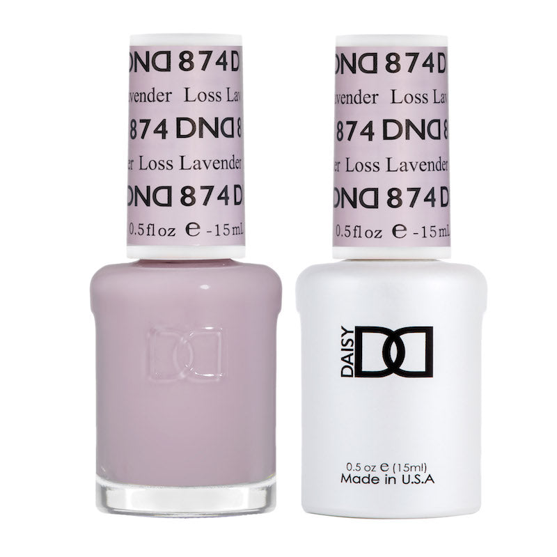 DND Matching Polish Set Gel & Lacquer 874 Loss Lavender