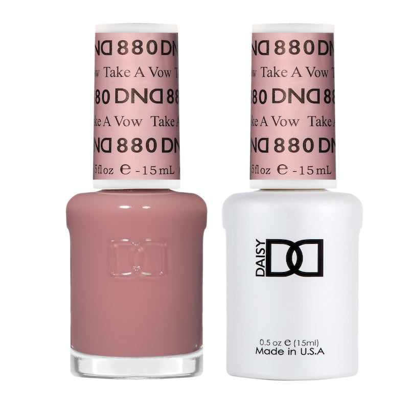 DND Matching Polish Set Gel & Lacquer 880 Take A Vow