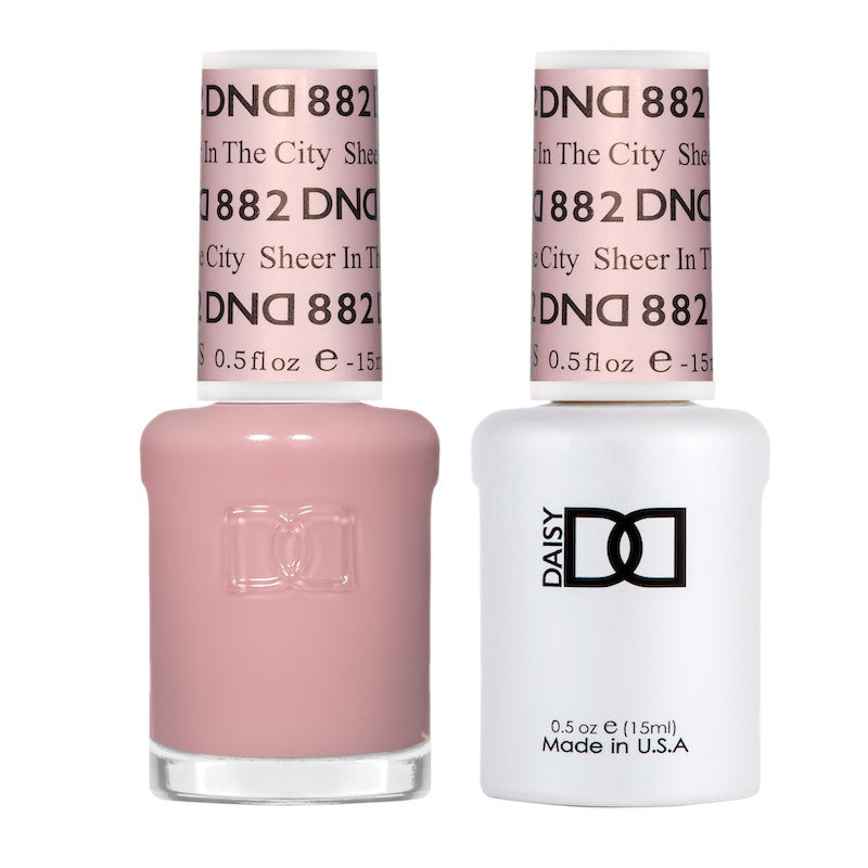 DND Matching Polish Set Gel & Lacquer 882 Sheer In the City