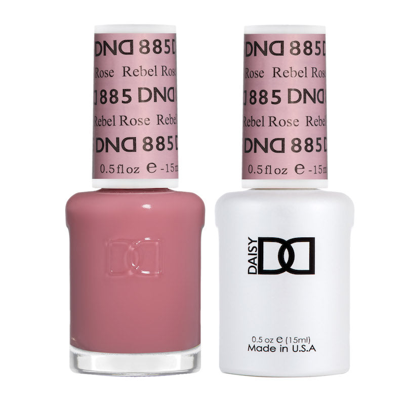 DND Matching Polish Set Gel & Lacquer 885 Rebel Rose