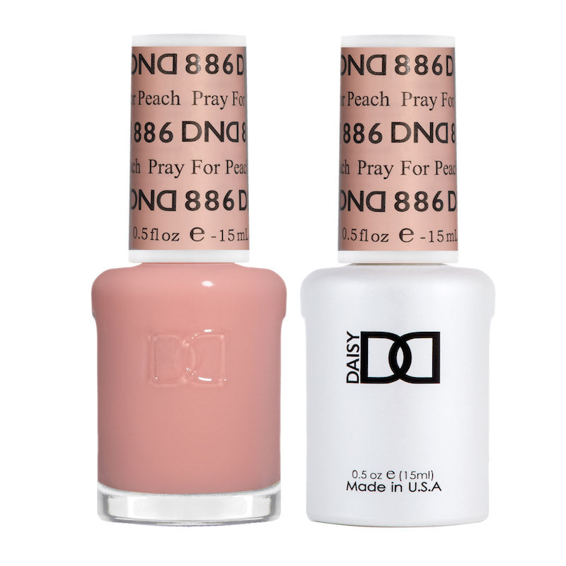 DND Matching Polish Set Gel & Lacquer 886 Pray For Peach