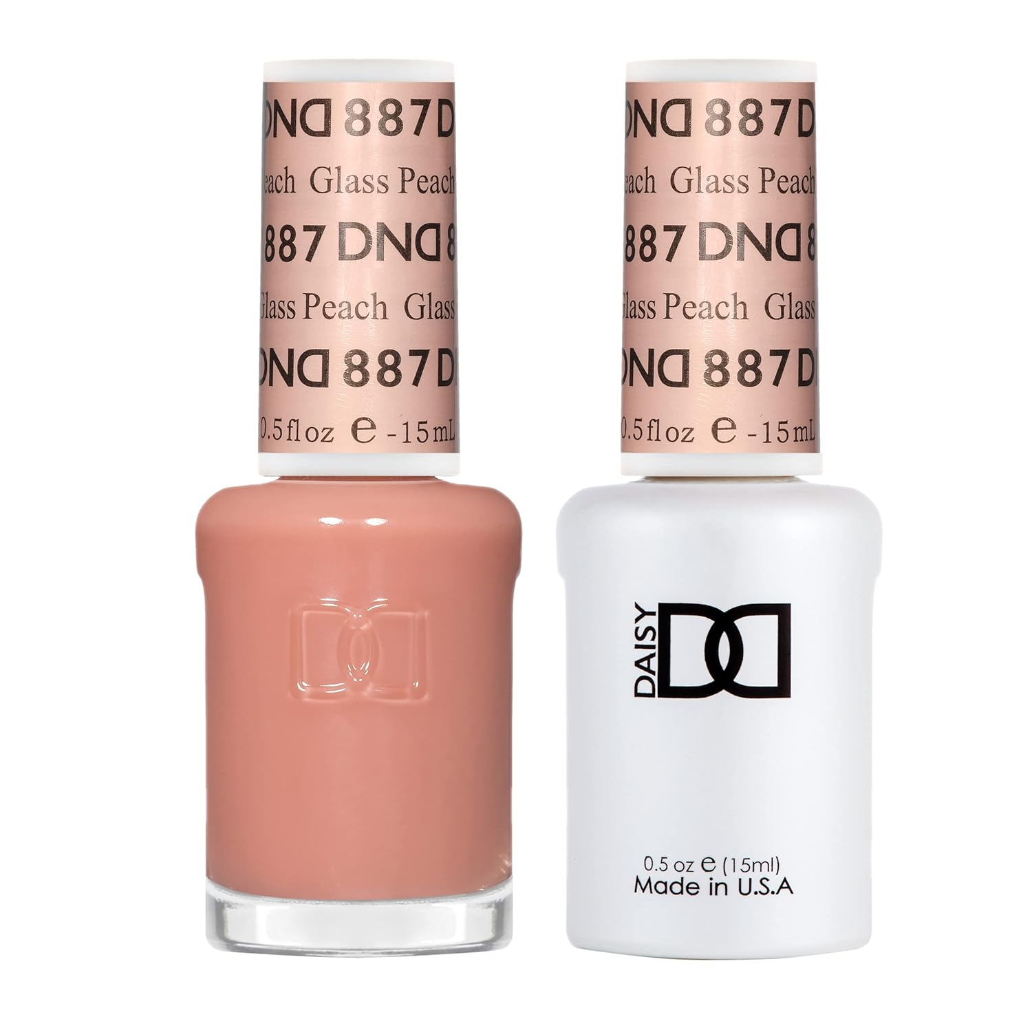 DND Matching Polish Set Gel & Lacquer 887 Glass Peach