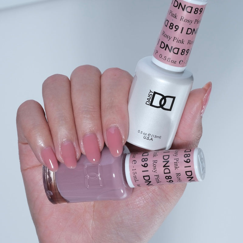 DND Matching Polish Set Gel & Lacquer 891 Rosy Pink