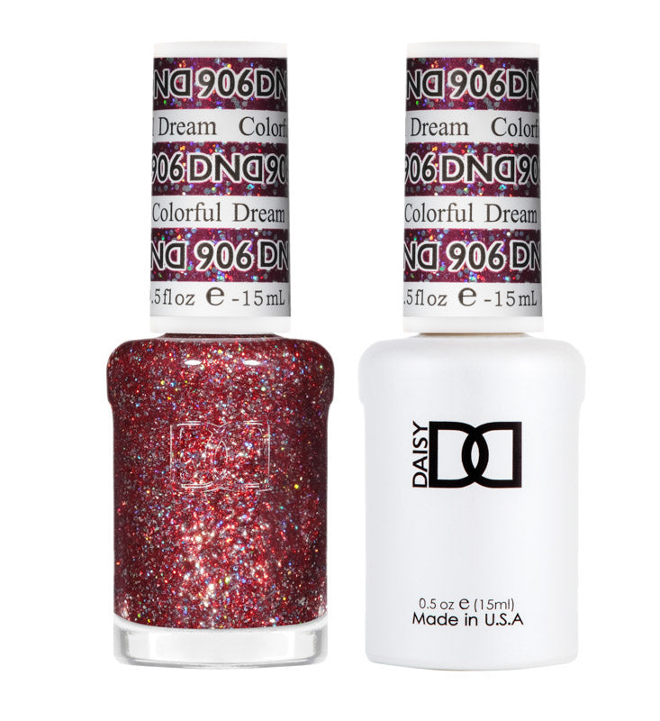 DND Matching Polish Set Gel & Lacquer 906 Colorful Dream