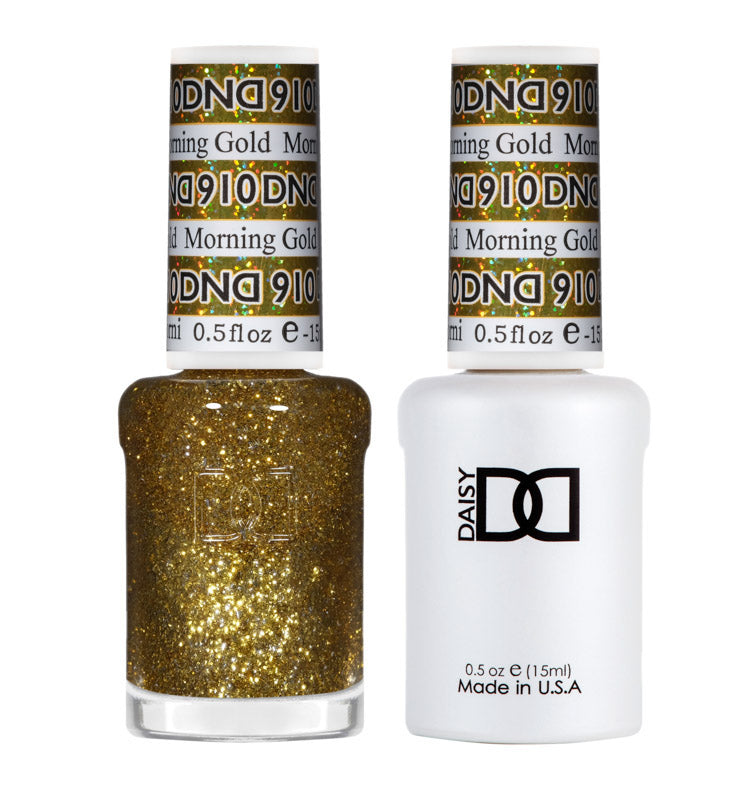 DND Matching Polish Set Gel & Lacquer 910 Morning Gold