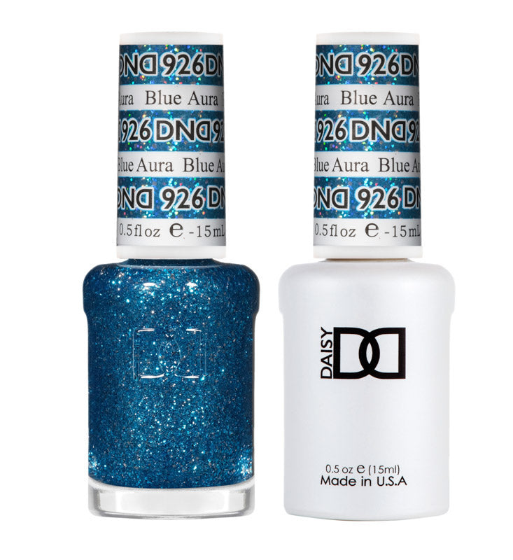 DND Matching Polish Set Gel & Lacquer 926 Blue Aura