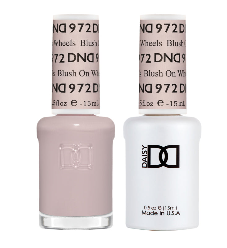 DND Matching Polish Set Gel & Lacquer 972 Blush On Wheels