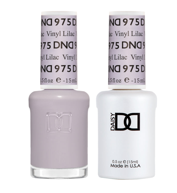 DND Matching Polish Set Gel & Lacquer 975 Vinyl Lilac