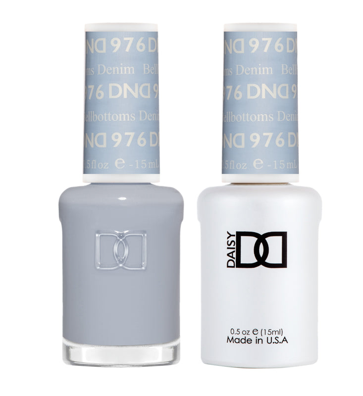 DND Matching Polish Set Gel & Lacquer 976 Bellbottoms Denim