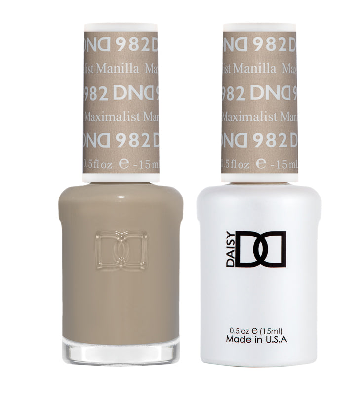 DND Matching Polish Set Gel & Lacquer 982 Maximalist Manilla