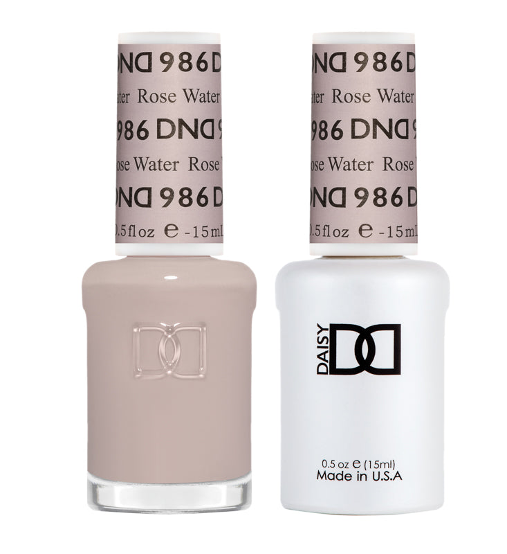 DND Matching Polish Set Gel & Lacquer 986 Rose Water