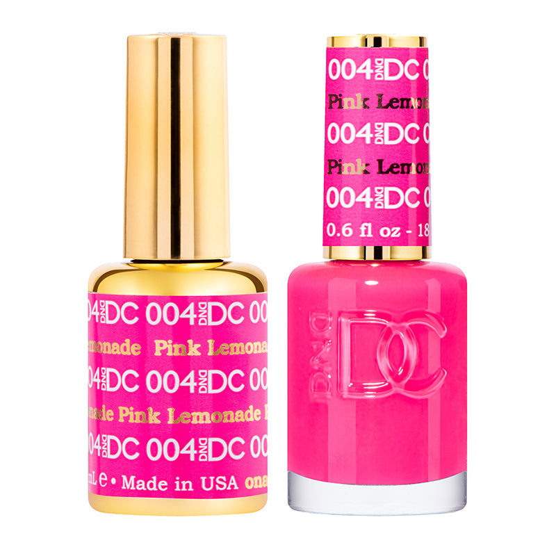 DND DC Matching Polish Set Gel & Lacquer  #04 Pink Lemonade