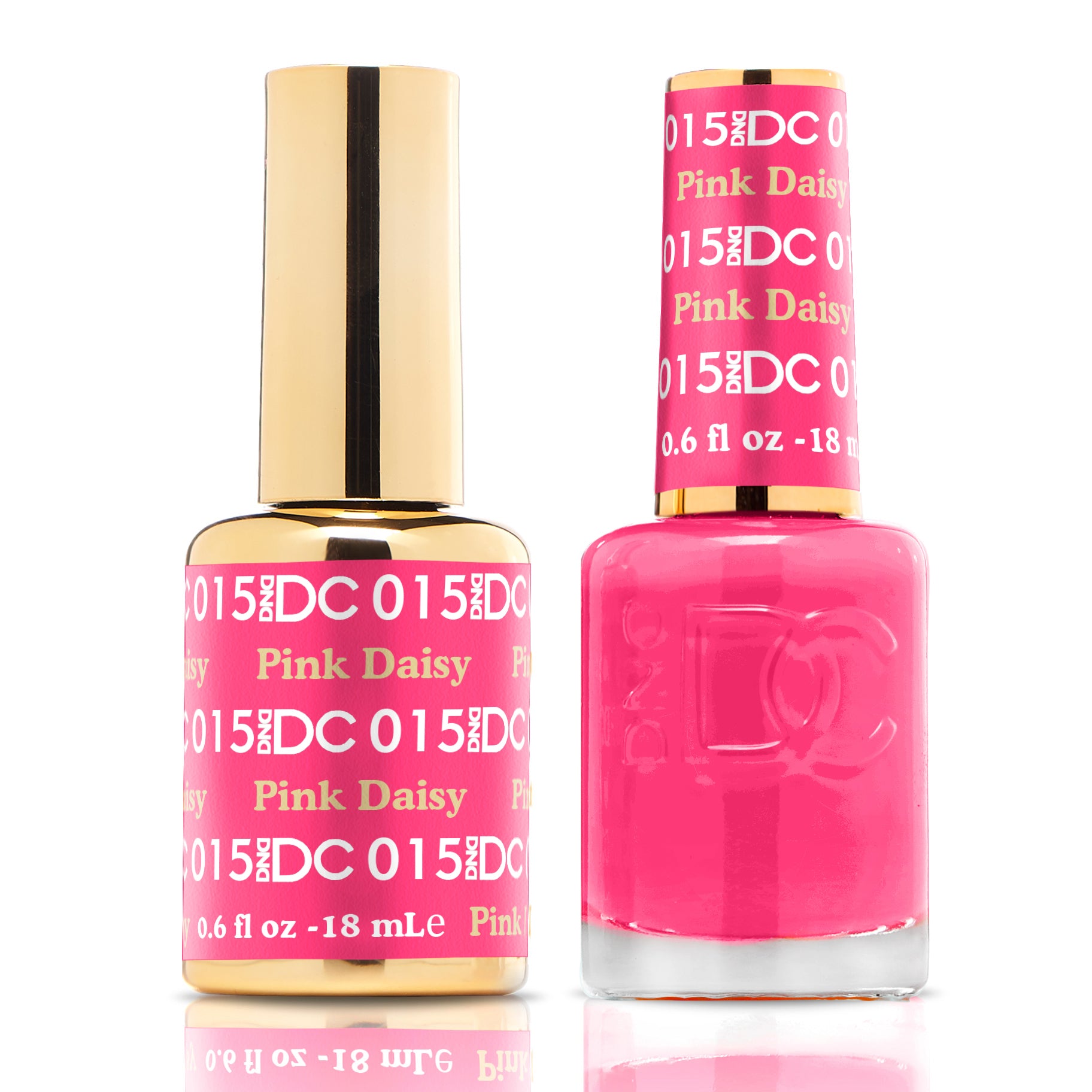 DND DC Matching Polish Set Gel & Lacquer #15 Pink Daisy