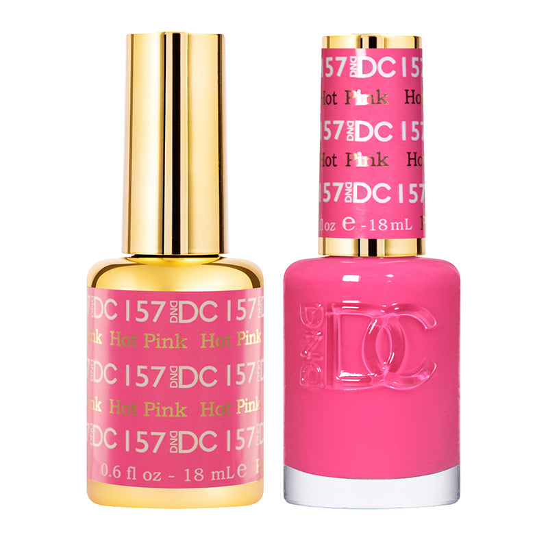 DND DC Matching Polish Set Gel & Lacquer #157 Hot Pink