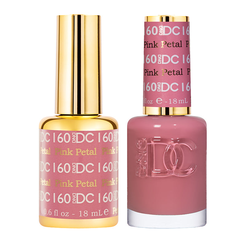 DND DC Matching Polish Set Gel & Lacquer #160 Pink Petal