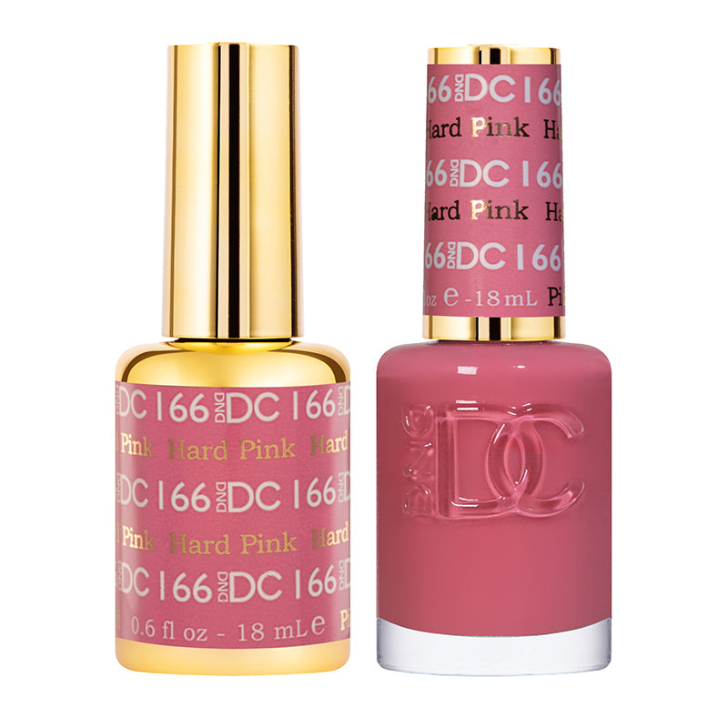 DND DC Matching Polish Set Gel & Lacquer #166 Hard Pink