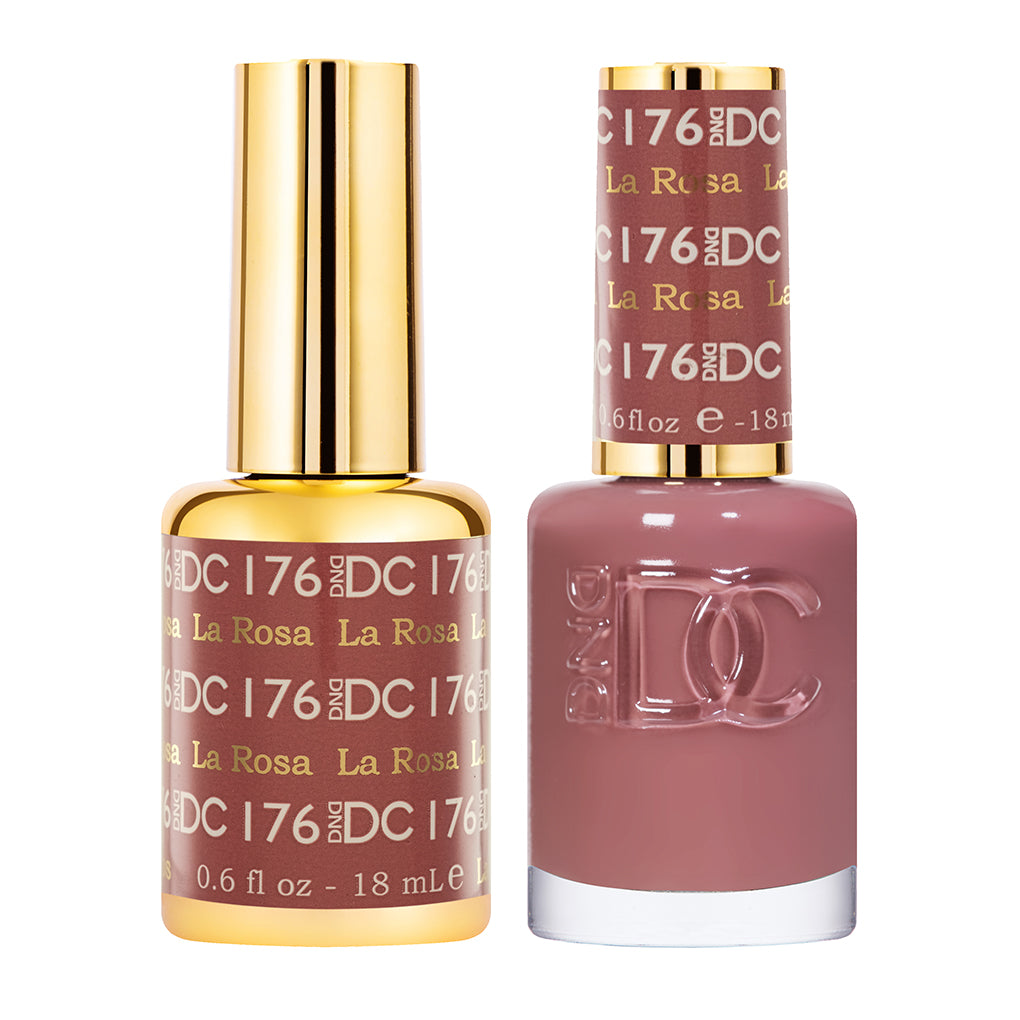 DND DC Matching Polish Set Gel & Lacquer #176 La Rosa