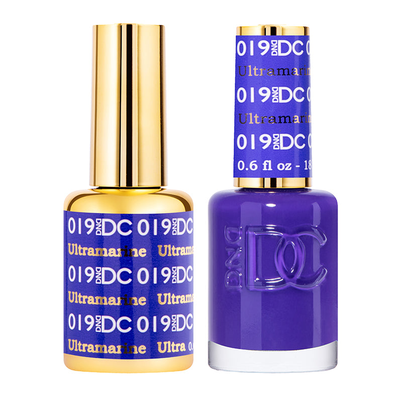 DND DC Matching Polish Set Gel & Lacquer #19 Ultramarine