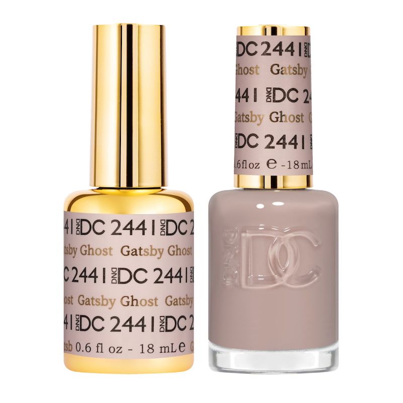 DND DC Matching Polish Set Gel & Lacquer #2441 Gatsby Ghost